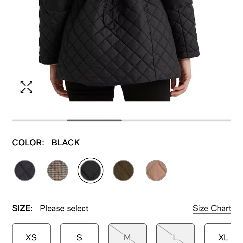 Ralph Lauren quilted winter jacket - Picture 5 of 9